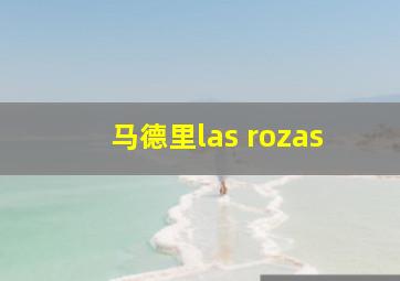 马德里las rozas